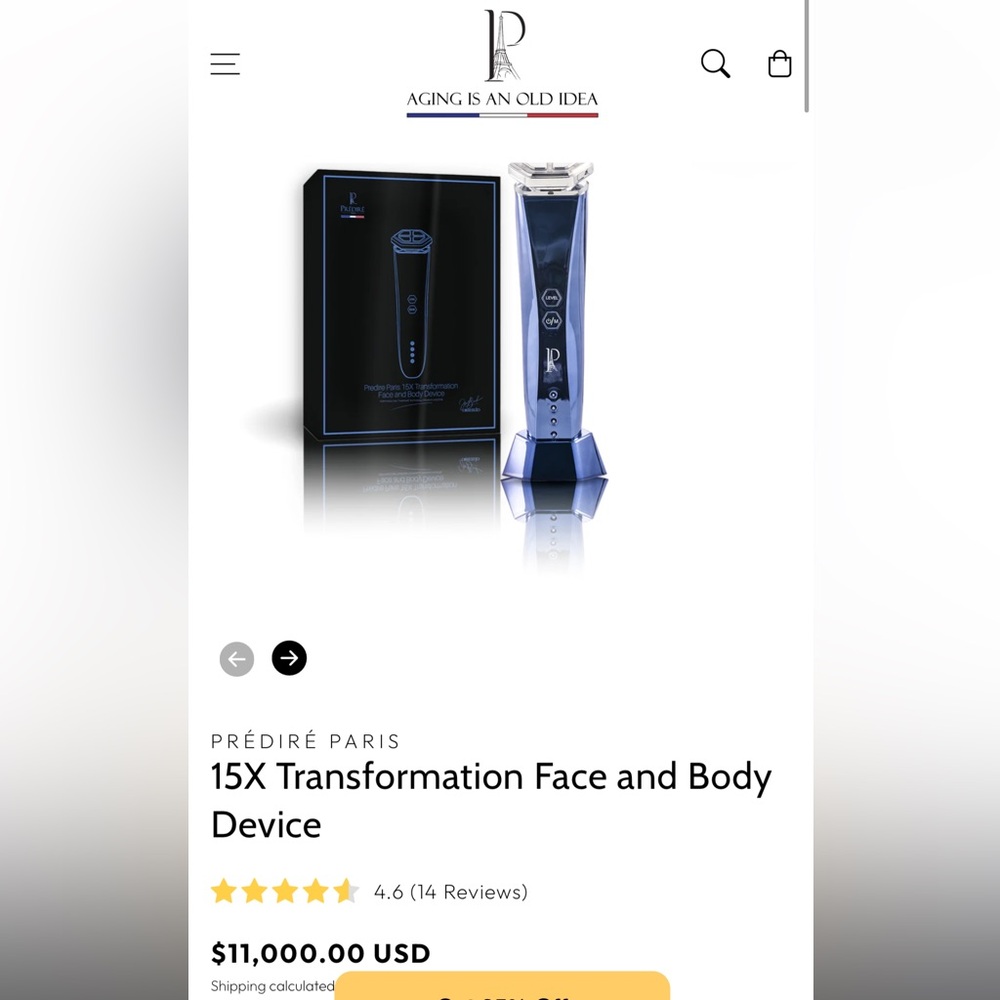 Prédiré Paris Blue Face and Body Device
